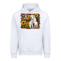 White gats baby gots sunflowers wooden serape leopard Urban Hoodie - Artiststas