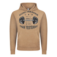 Vintage Coffee push harder Vintage Hoodie - Bettercallsaul