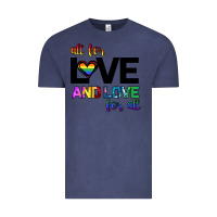 Vintage Denim All For Love And Love For All Vintage Tee - Bettercallsaul