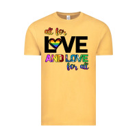 Vintage Mustard All For Love And Love For All Vintage Tee - Bettercallsaul