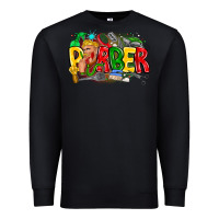 Black barber Premium Sweatshirt - CowhideDigitalArt