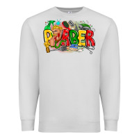 Dove Grey barber Premium Sweatshirt - CowhideDigitalArt