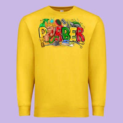 Barber Premium Sweatshirt Designed By Cowhidedigitalart