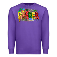 Purple barber Premium Sweatshirt - CowhideDigitalArt