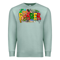 Seafoam barber Premium Sweatshirt - CowhideDigitalArt
