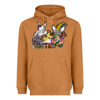 Meerkat Happy Easter Heavyweight Hoodie - CowhideDigitalArt