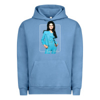 Pigment Pebble Blue bobbie gentry  vintage style fan design1 Urban Hoodie - tuanDangUi