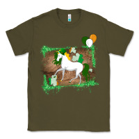 Army Green Unicorn Dabbing with Shamrock for St. Patricks Day Classic Tee - Bettercallsaul