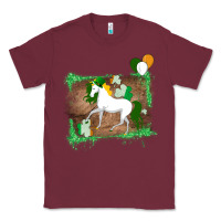 Burgundy Unicorn Dabbing with Shamrock for St. Patricks Day Classic Tee - Bettercallsaul