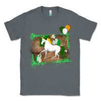Charcoal Heather Unicorn Dabbing with Shamrock for St. Patricks Day Classic Tee - Bettercallsaul