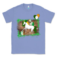Colony Blue Unicorn Dabbing with Shamrock for St. Patricks Day Classic Tee - Bettercallsaul