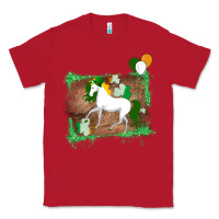 Red Unicorn Dabbing with Shamrock for St. Patricks Day Classic Tee - Bettercallsaul