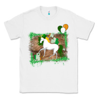 White Unicorn Dabbing with Shamrock for St. Patricks Day Classic Tee - Bettercallsaul