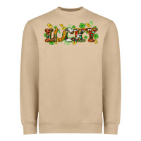 Mushroom St. Patrick's Western lucky and shamrocks Heavyweight Sweatshirt - OliviaCreatesArt