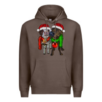 Coffee two christmas heifers Premium Hoodie - RanaPortraitStore
