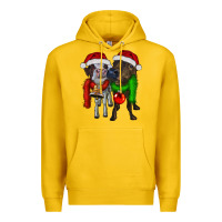 Lemon two christmas heifers Premium Hoodie - RanaPortraitStore