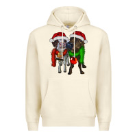 Sandshell two christmas heifers Premium Hoodie - RanaPortraitStore
