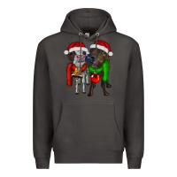 Smoke two christmas heifers Premium Hoodie - RanaPortraitStore