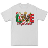 Dove Grey love christmas black santa Premium Tee - MaliasSmallBusiness