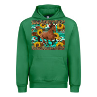 Emerald western horse sunflowers Urban Hoodie - Artiststas