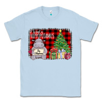 Dusty Blue I Want Hippopotamus For Christmas Classic Tee - Bettercallsaul