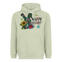 Matcha Happy Easter Heavyweight Hoodie - CowhideDigitalArt