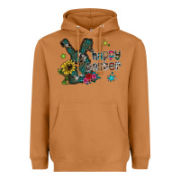 Meerkat Happy Easter Heavyweight Hoodie - CowhideDigitalArt