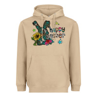 Mushroom Happy Easter Heavyweight Hoodie - CowhideDigitalArt