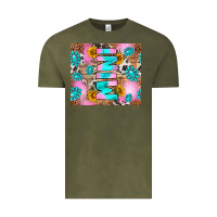 Vintage Olive western mini Vintage Tee - RanaPortraitStore