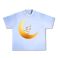 Grape Ice Howling Wolf Urban Heavy Tee - Bettercallsaul