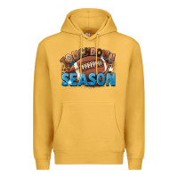 Mustard touchdown season Premium Hoodie - FaDigitalArtStudio