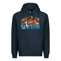 Navy touchdown season Premium Hoodie - FaDigitalArtStudio