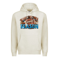 Oatmeal Heather touchdown season Premium Hoodie - FaDigitalArtStudio