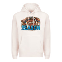 Pale Pink touchdown season Premium Hoodie - FaDigitalArtStudio