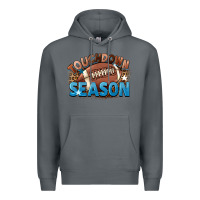 Rock touchdown season Premium Hoodie - FaDigitalArtStudio
