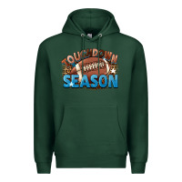 Sports Green touchdown season Premium Hoodie - FaDigitalArtStudio