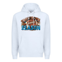 White touchdown season Premium Hoodie - FaDigitalArtStudio