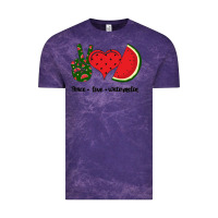 Cloud Purple Peace Love Watermelon Vintage Tee - Bettercallsaul