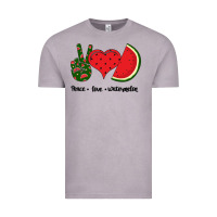 Peace Love Watermelon Vintage Tee | Teevron