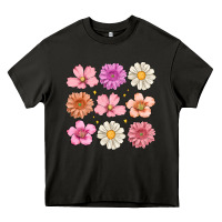 Asphalt flowers Heavy Core Tee - MaliasSmallBusiness