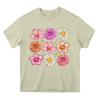 Mossy flowers Heavy Core Tee - MaliasSmallBusiness