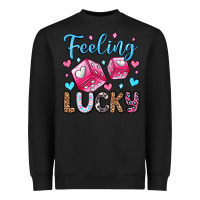 Black feeling lucky valentine's day olivia Heavyweight Sweatshirt - OliviaCreatesArt