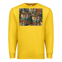 Lemon easter pattern Premium Sweatshirt - CowhideDigitalArt