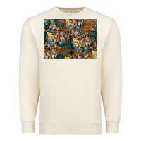 Sandshell easter pattern Premium Sweatshirt - CowhideDigitalArt