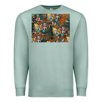 Seafoam easter pattern Premium Sweatshirt - CowhideDigitalArt