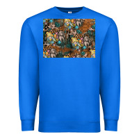 True Royal easter pattern Premium Sweatshirt - CowhideDigitalArt