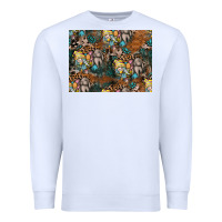White easter pattern Premium Sweatshirt - CowhideDigitalArt