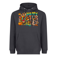 Smoke Happy Turkey Day Heavyweight Hoodie - CowhideDigitalArt