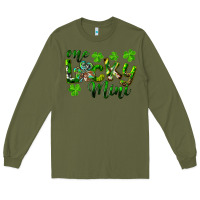 Army Green St. Patrick's Day One Lucky Mini Long Sleeve Tee - RanaPortraitStore
