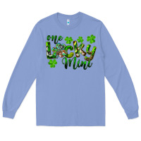 Colony Blue St. Patrick's Day One Lucky Mini Long Sleeve Tee - RanaPortraitStore